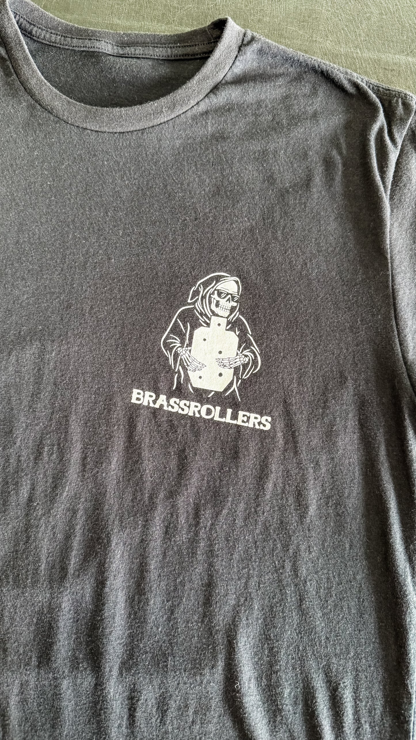 Death Waits Train Harder Tee Black