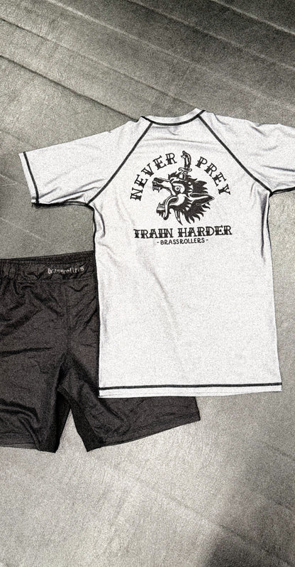 Never Prey Rash Guard