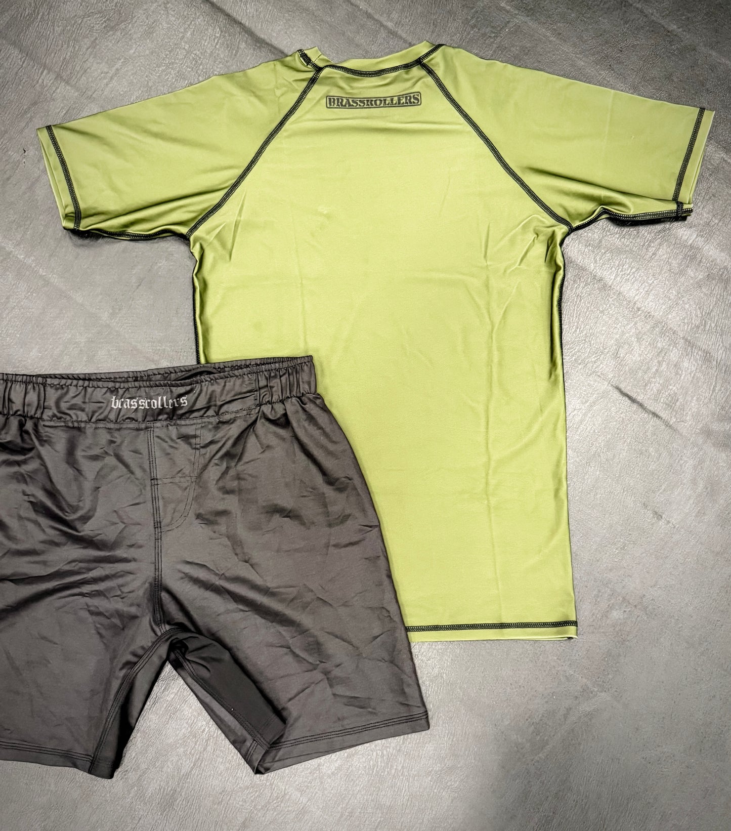 Complacency Kills Rash Guard OD Green