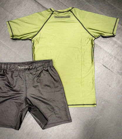 Complacency Kills Rash Guard OD Green