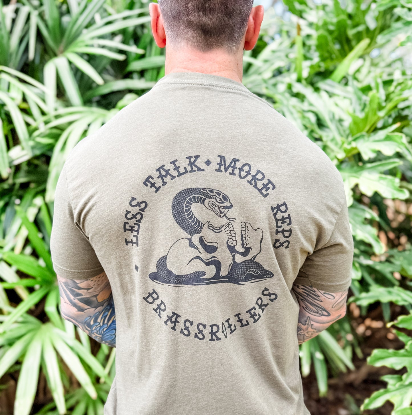 Less Talk Tee Green