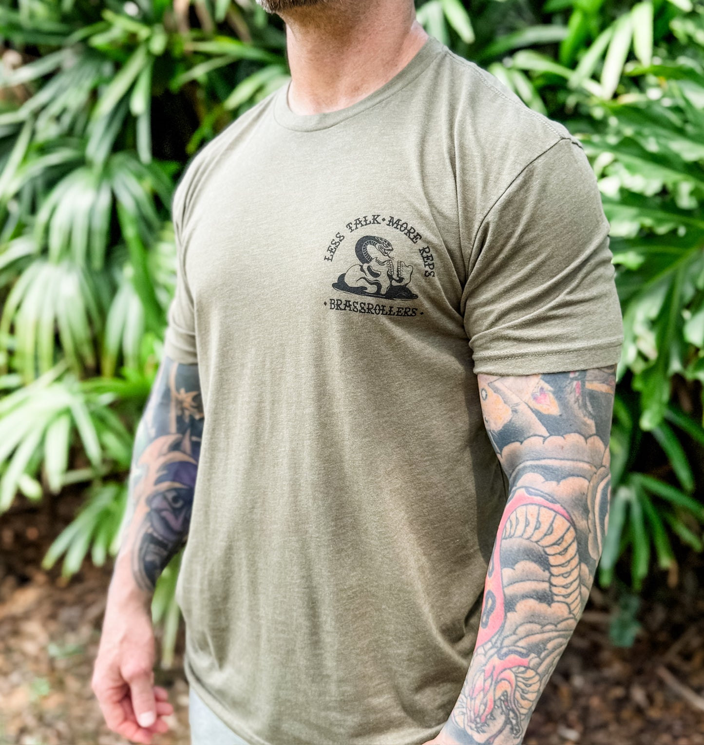 Less Talk Tee Green