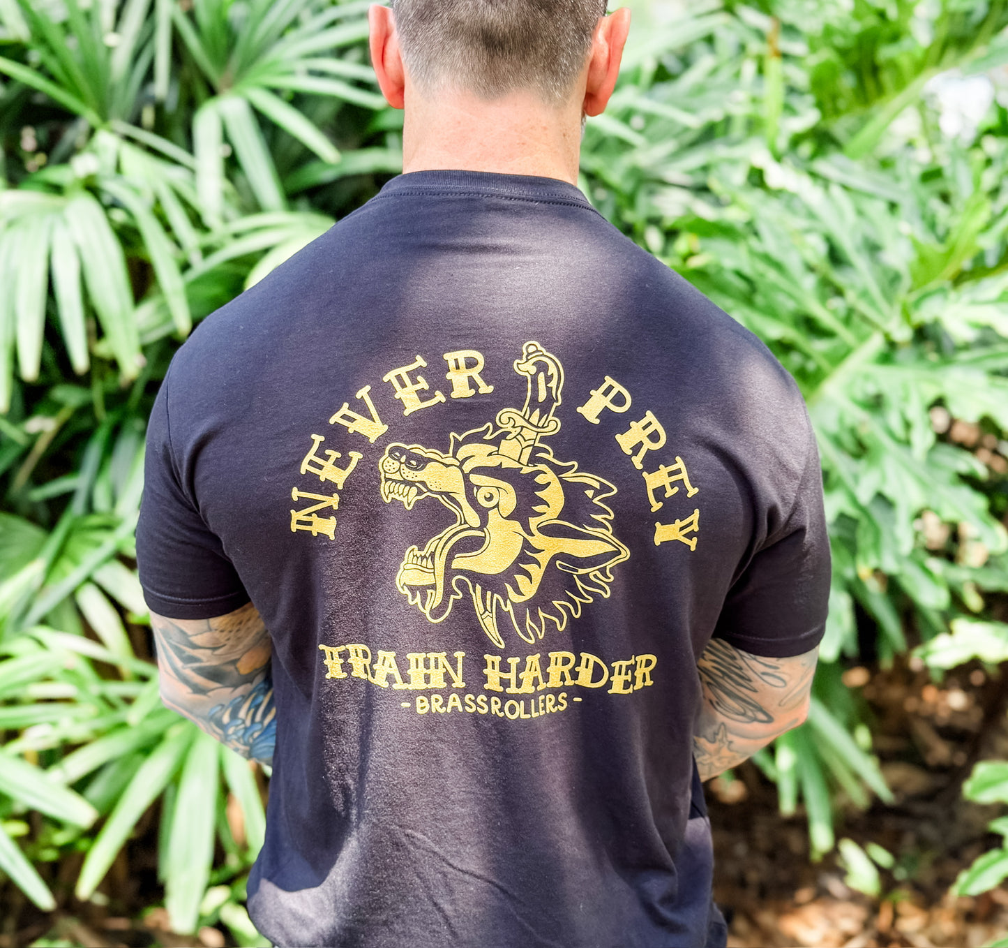 Never Prey Tee Black