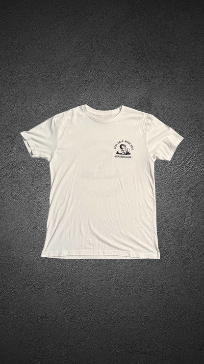 Less Talk Tee White