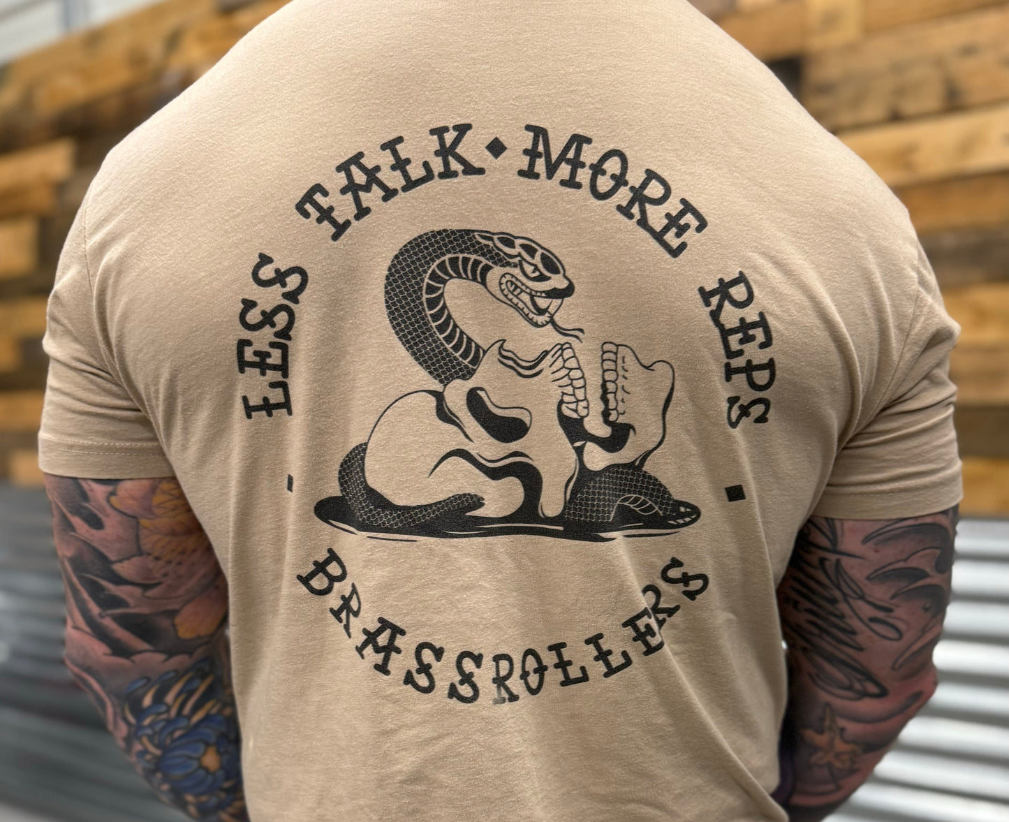 Less Talk Tee Tan